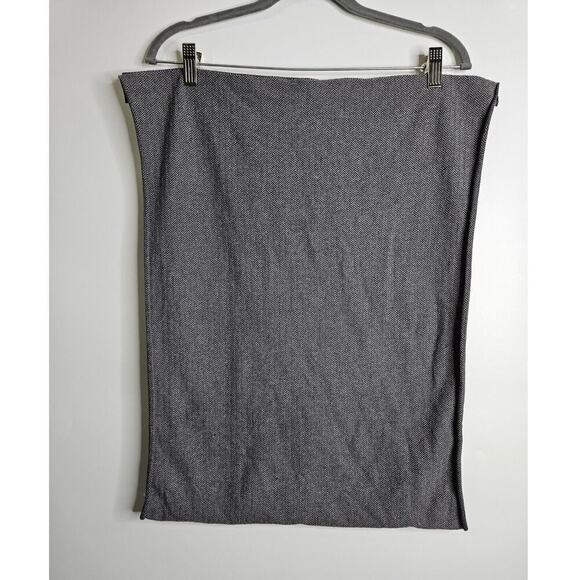 Ivivva by Lululemon Village Chill Scarf In Herringbone Slate Black Convertible - Picture 1 of 4